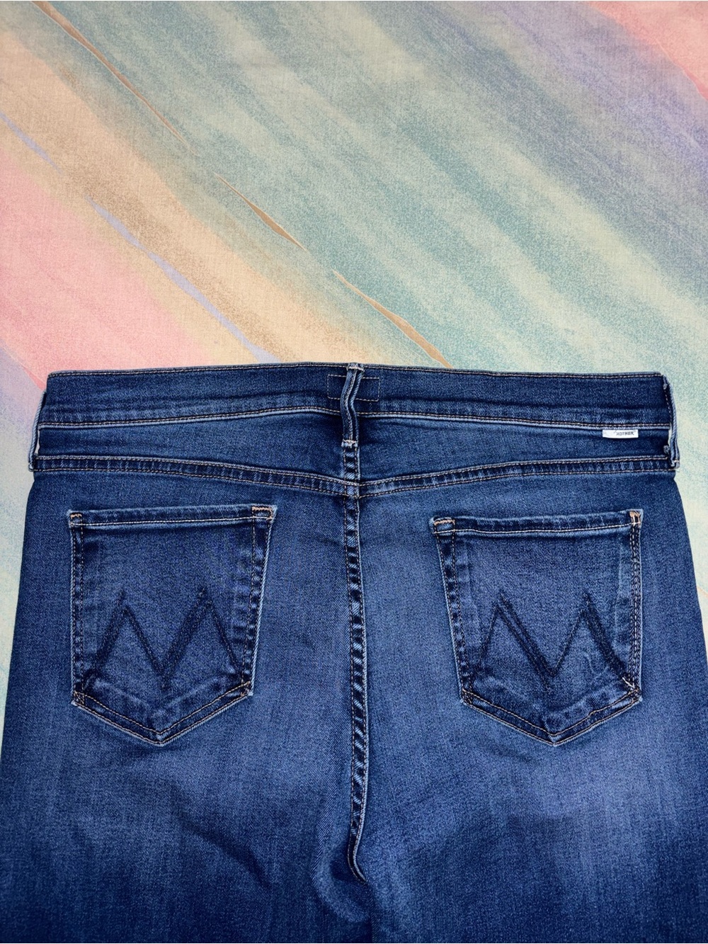 MOTHER The Outsider Ankle Uncharted Waters jeans Womens Size 34 - Picture 5 of 10
